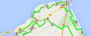 Fietsroute langs archeologische locaties